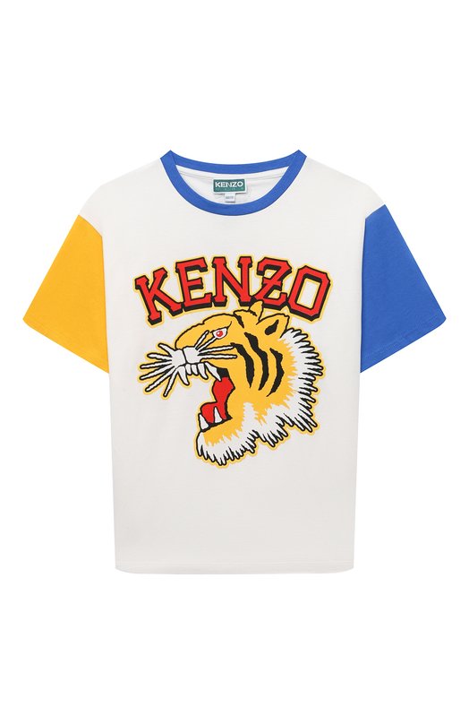 

Хлопковая футболка Kenzo, Разноцветный
