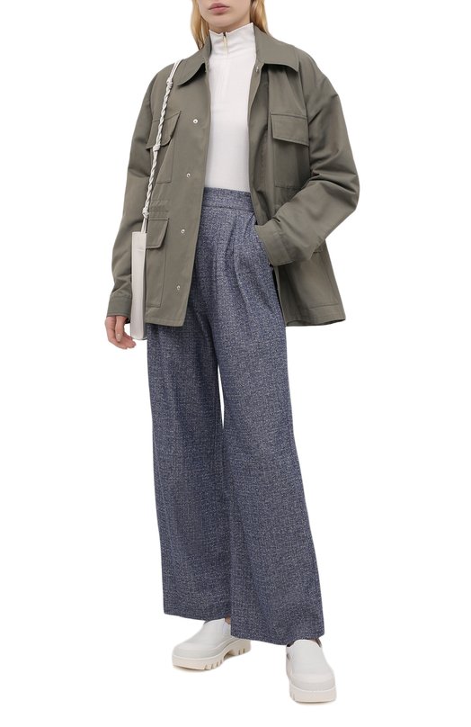 Хлопковые брюки Giorgio Armani 3KAP71/AJFCZ Синий  3KAP71/AJFCZ Фото 2