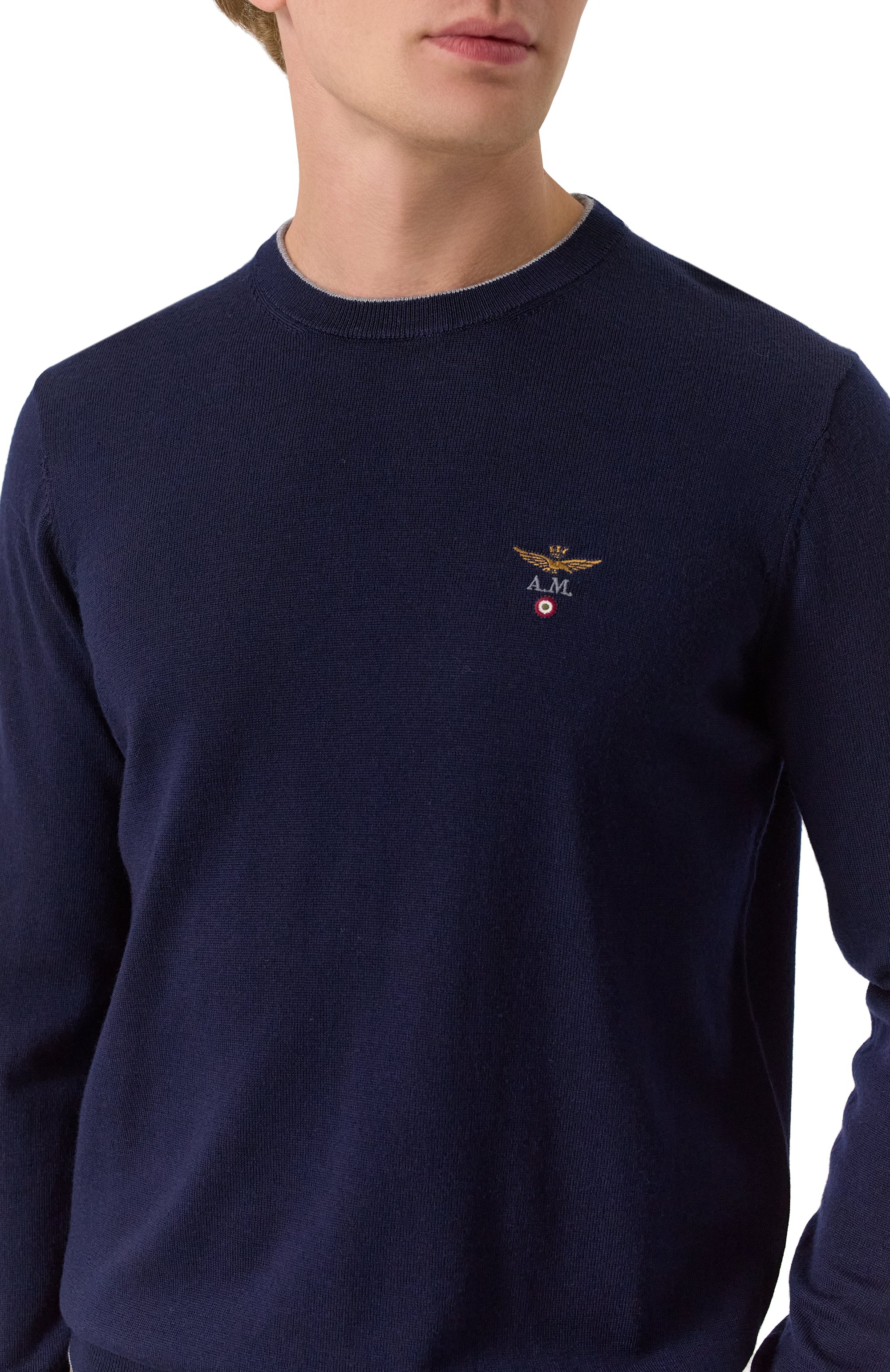 Шерстяной джемпер AERONAUTICA MILITARE, арт. MA1567UL00415, фото 5