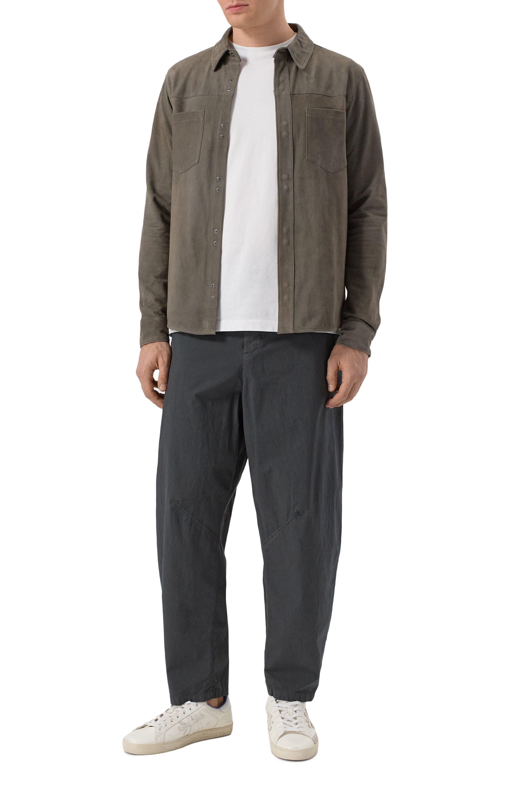 Хлопковые брюки TRANSIT, арт. CFUTRZG163, фото 2