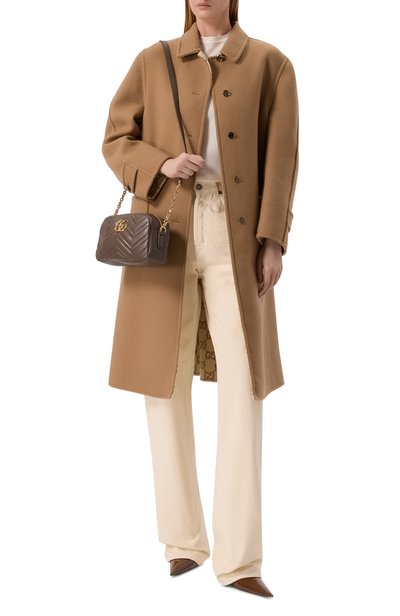 Сумка gg marmont small GUCCI коричневого цвета по цене 283500 руб., арт. 855273/AAGVX, фото 3 Сумка gg marmont small GUCCI, арт. 855273/AAGVX, фото 3