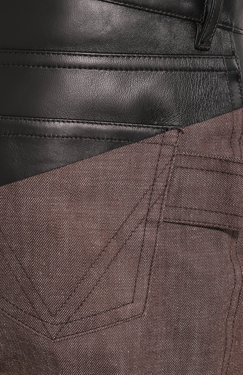 Комбинированные джинсы BOTTEGA VENETA, арт. 607913/VKLI0, фото 5