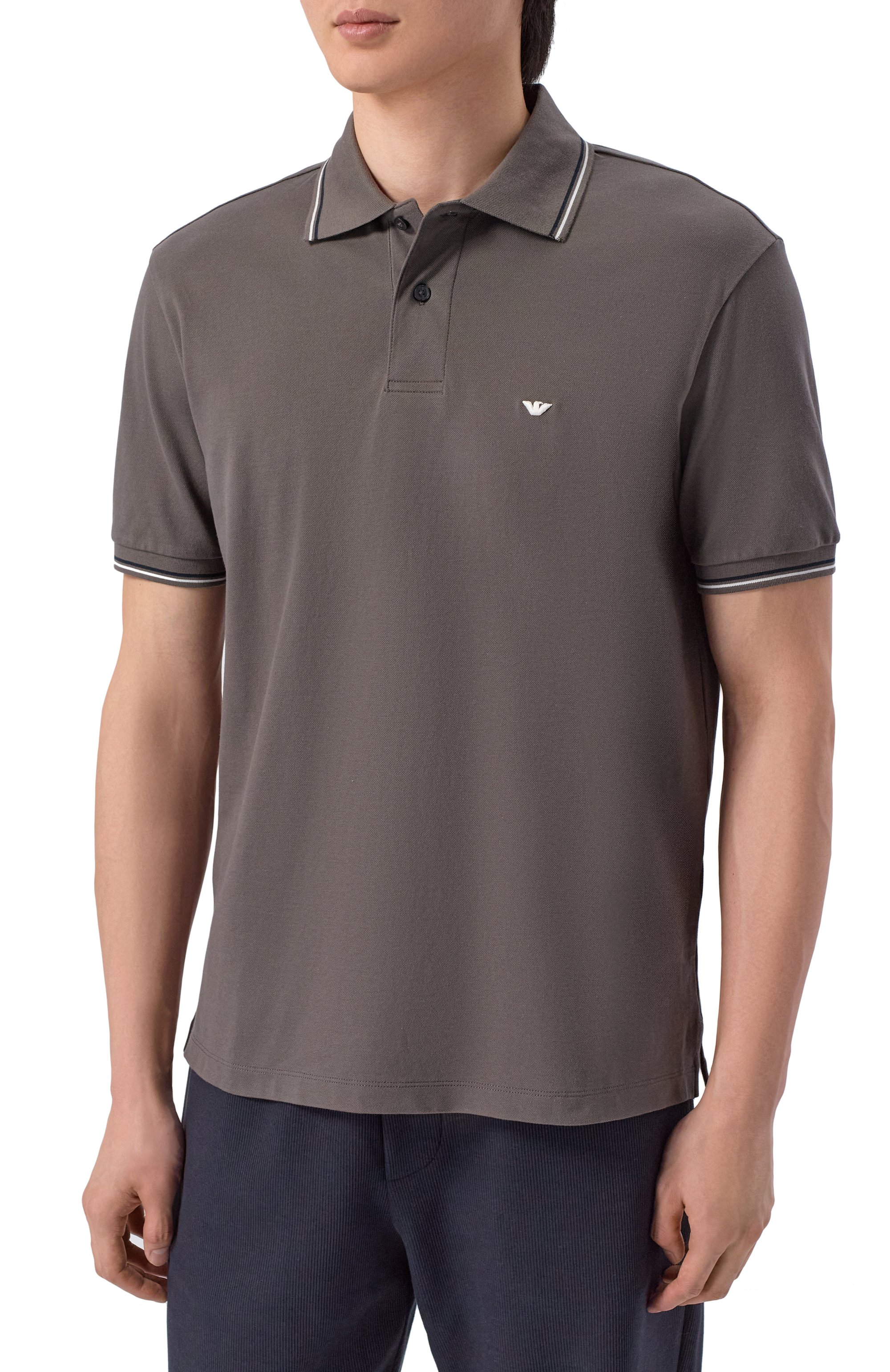 Хлопковое поло EMPORIO ARMANI, арт. EM004607/AF23090, фото 3