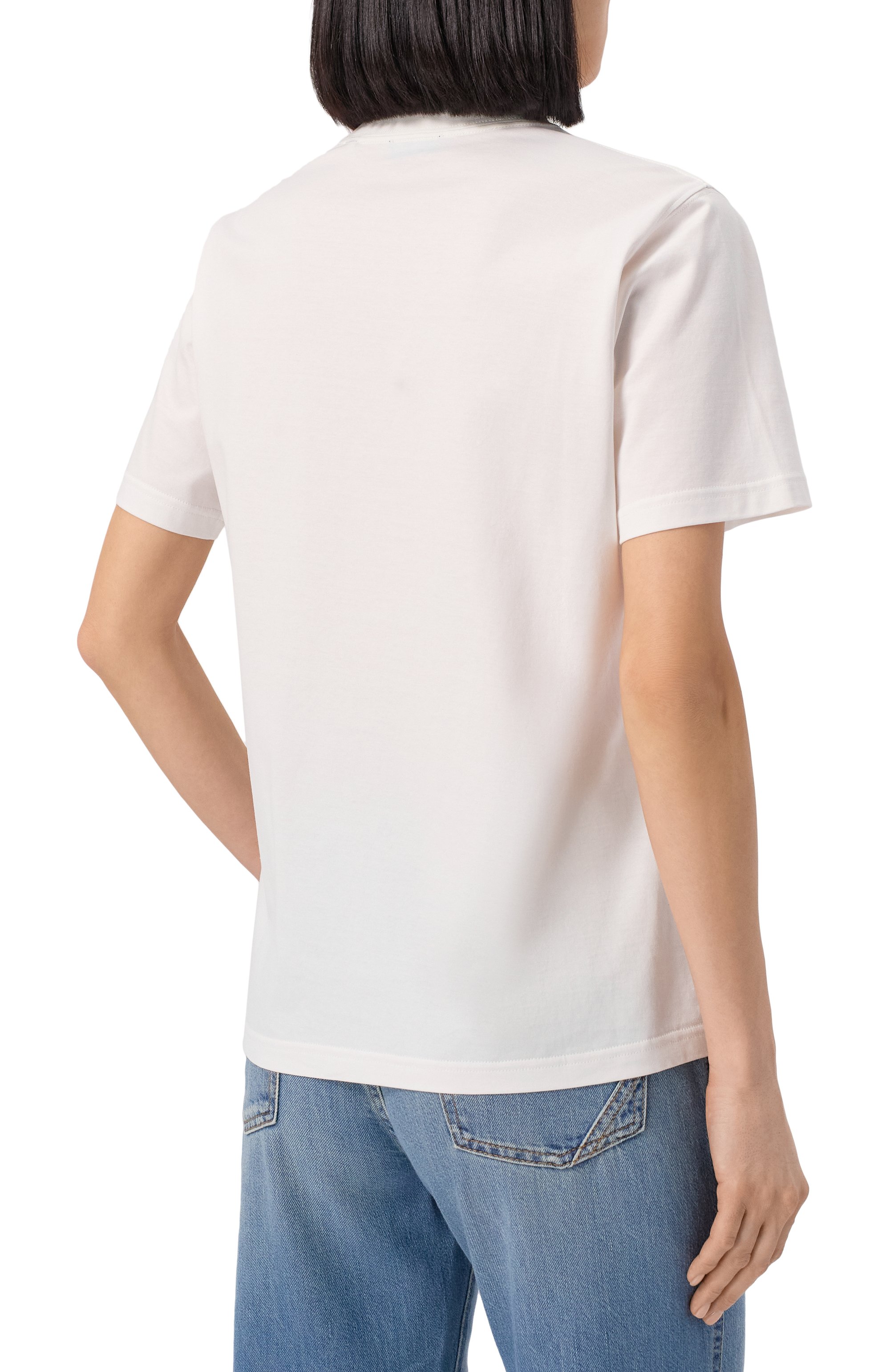 Хлопковая футболка BURBERRY, арт. 8080325, фото 4