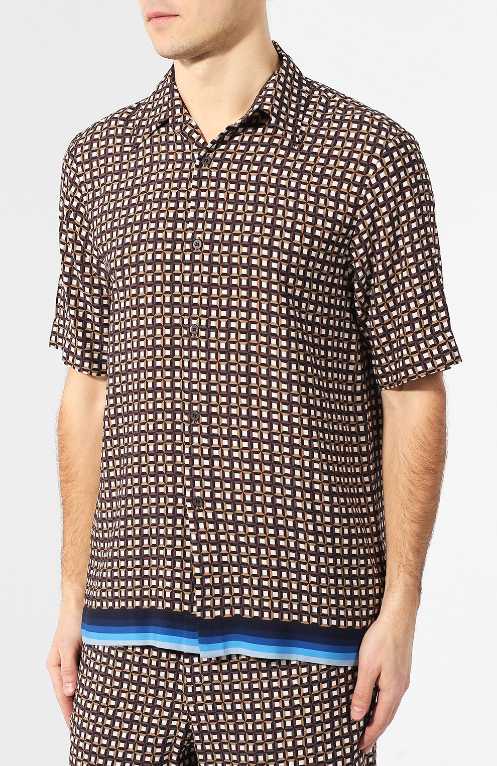 Рубашка из вискоз ы DRIES VAN NOTEN, арт. 191-20728-7006, фото 3