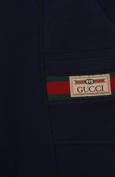 Хлопковые джоггеры GUCCI, арт. 653667/XJDKA, фото 3
