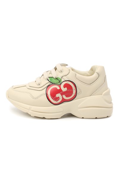 Кожаные кроссовки GUCCI, арт. 611809/DRW00, фото 2