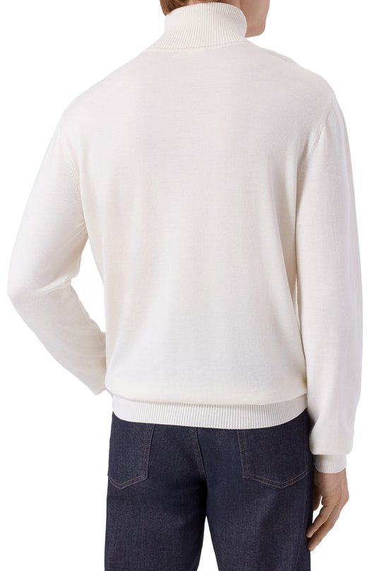 Водолазка из шерсти и шелка MVST M25.1MM.K013/K005 Белый  M25.1MM.K013/K005 Фото 4