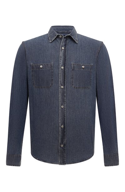 Мужская джинсовая рубашка PAUL&SHARK, арт. 14313187