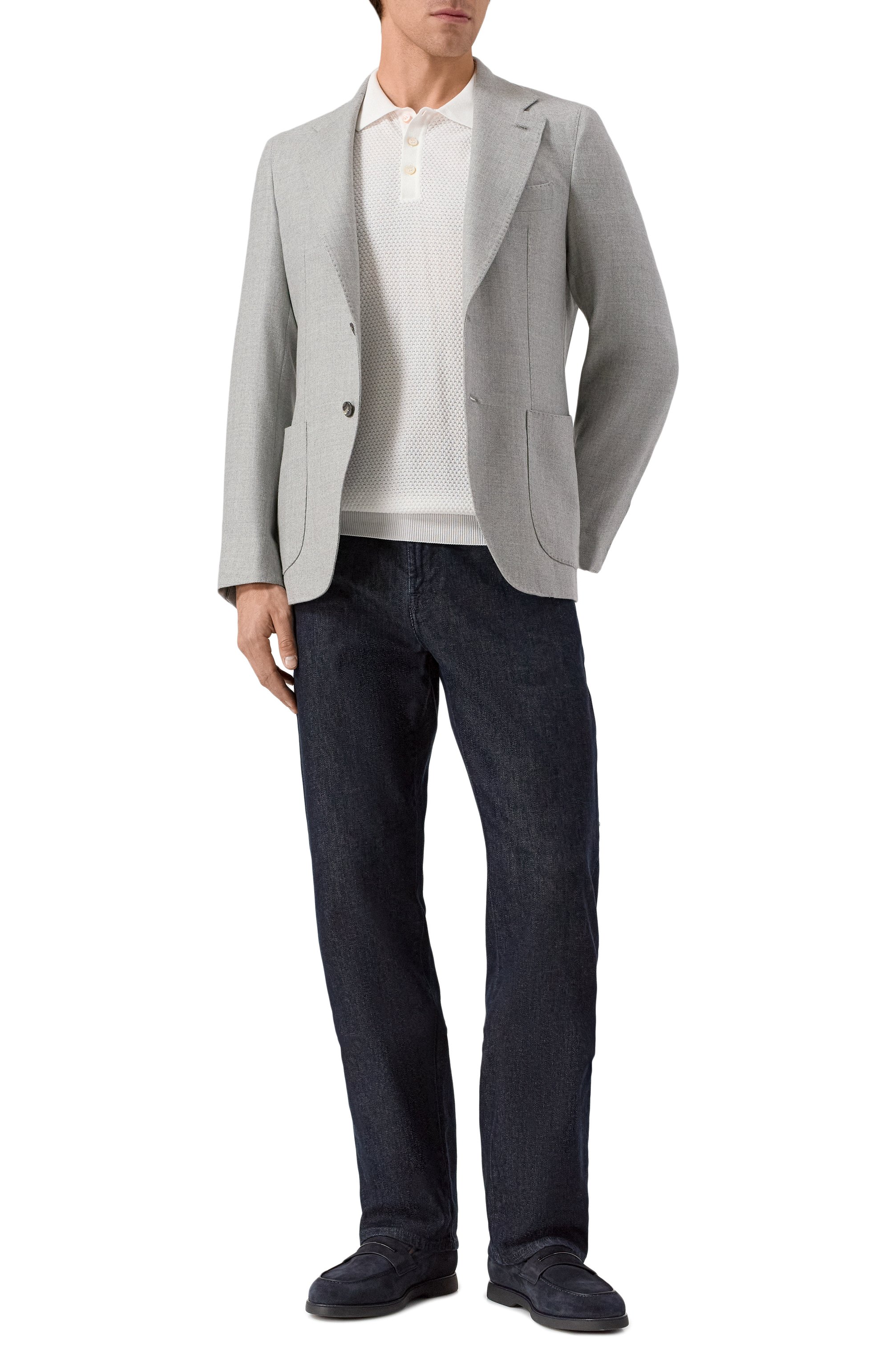 Пиджак из шерсти и кашемира ANDREA CAMPAGNA, арт. VATICAN0/T25219-501/1, фото 3