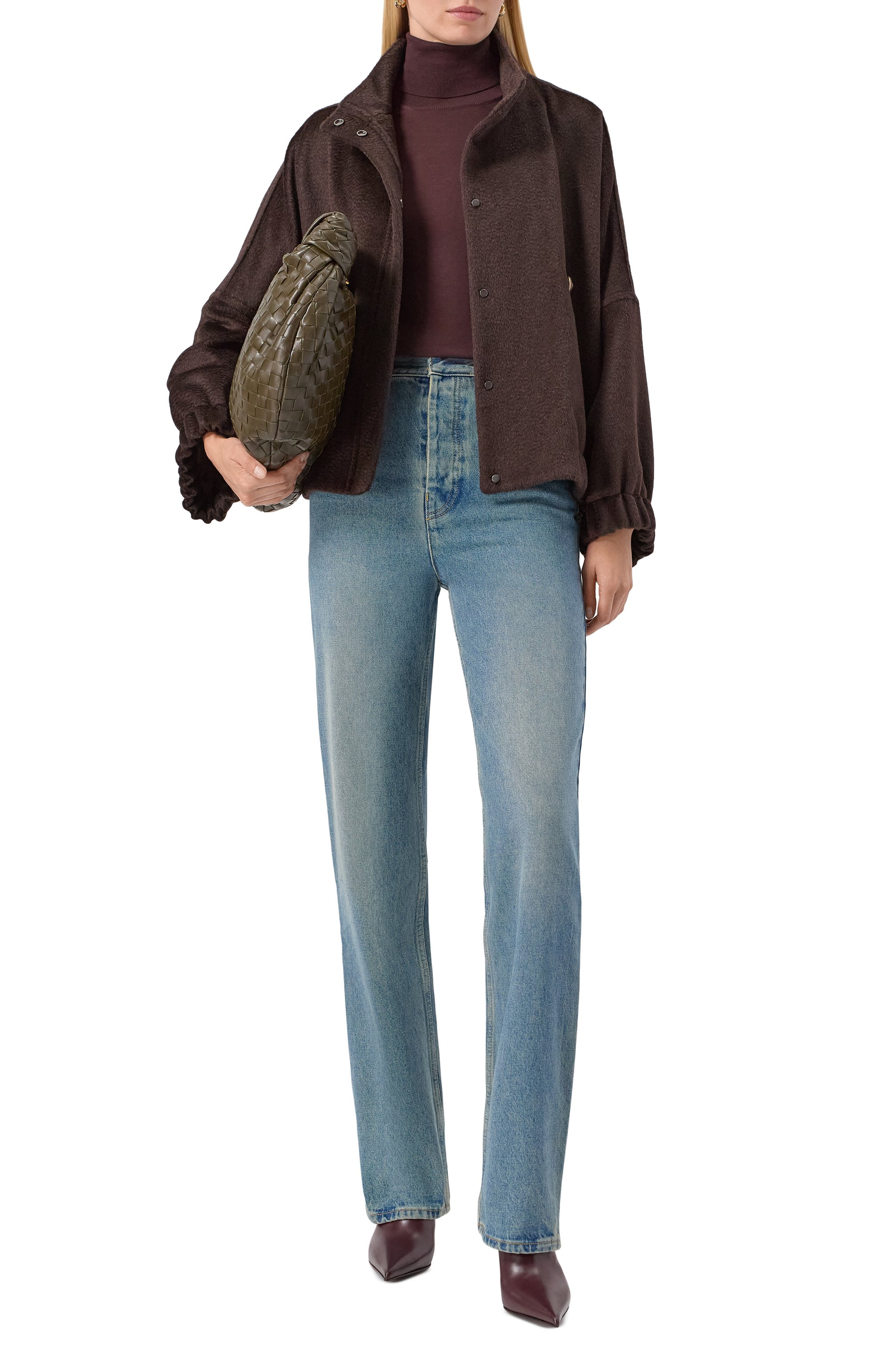 Шерстяная куртка GIORGIO ARMANI темно-коричневого цвета по цене 499500 руб., арт. GW001533/TE16690, фото 2 Шерстяная куртка GIORGIO ARMANI, арт. GW001533/TE16690, фото 2