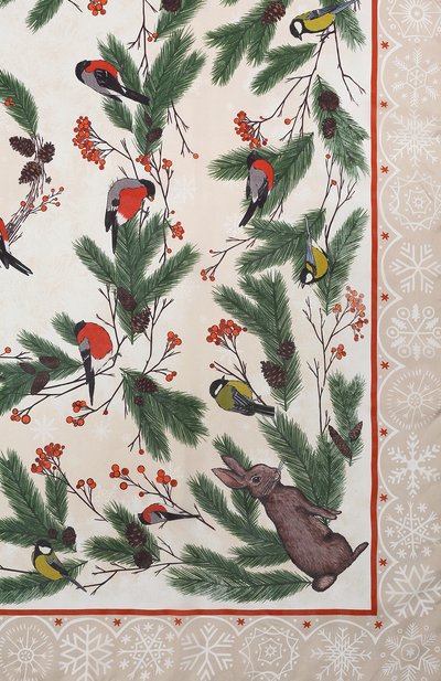 Шелковый платок зимний лес GOURJI, арт. T26WF7RW, фото 4