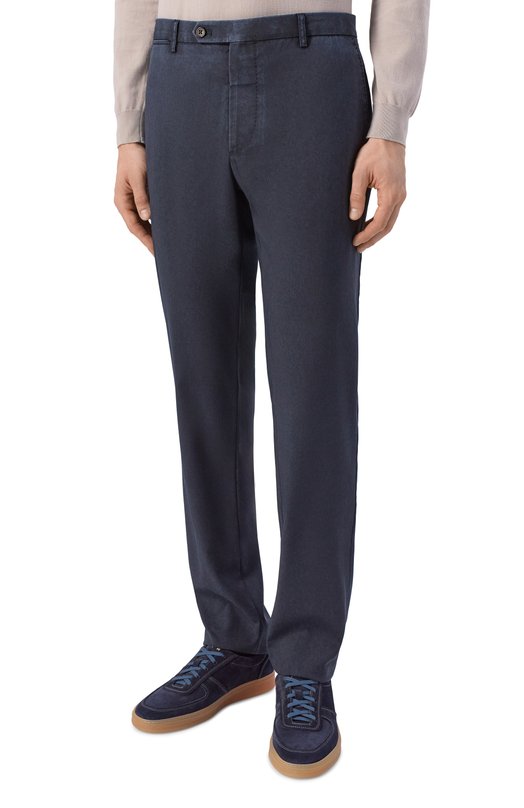 Шерстяные брюки Berwich VULCAN023-GD/DG0047 Синий  VULCAN023-GD/DG0047 Фото 3