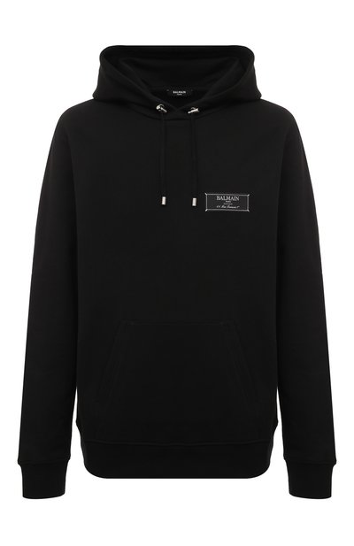 Мужской хлопковое худи BALMAIN, арт. DH1JT047/JB53