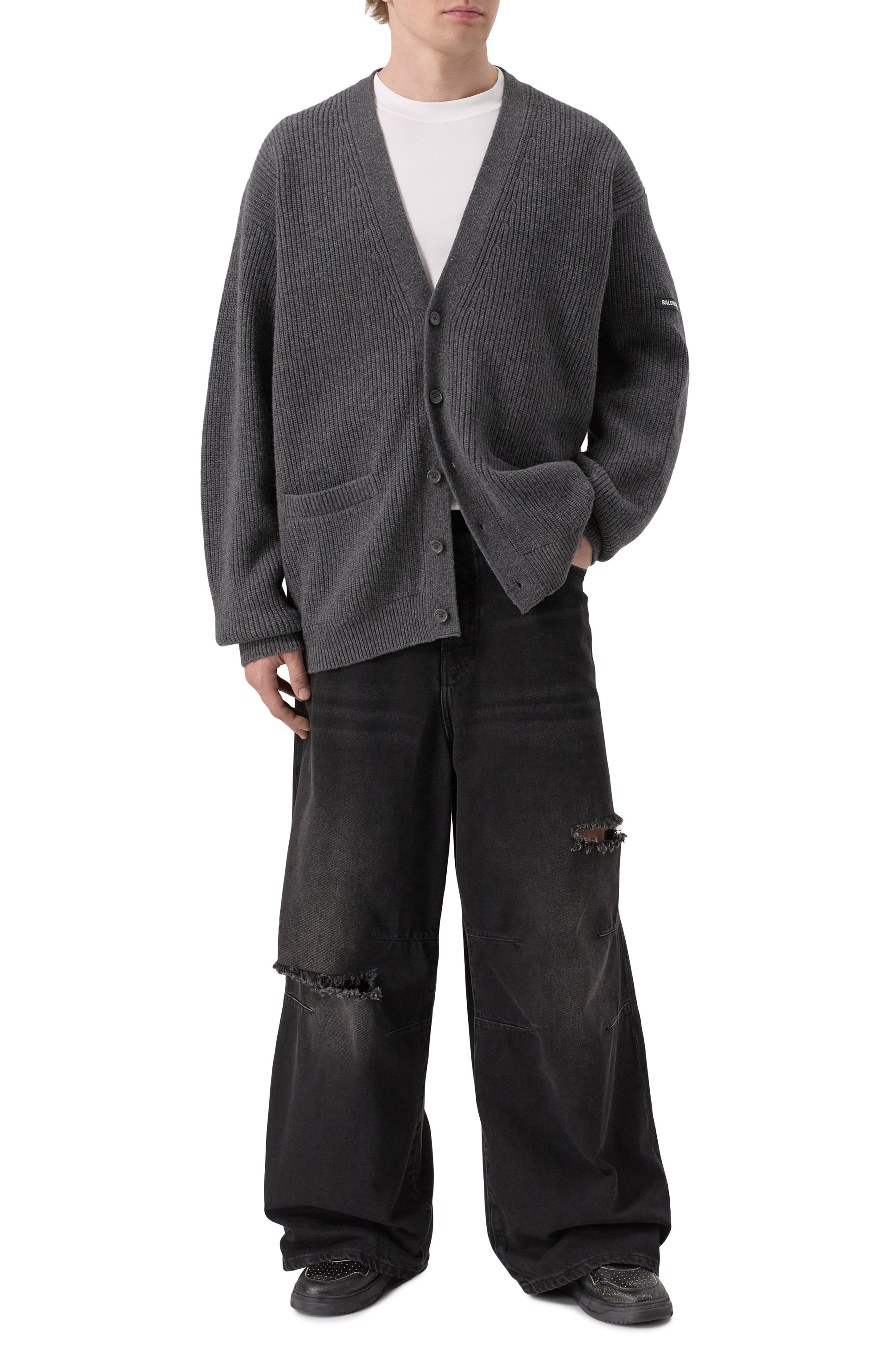 Шерстяной кардиган BALENCIAGA, арт. 813062/T1703, фото 2