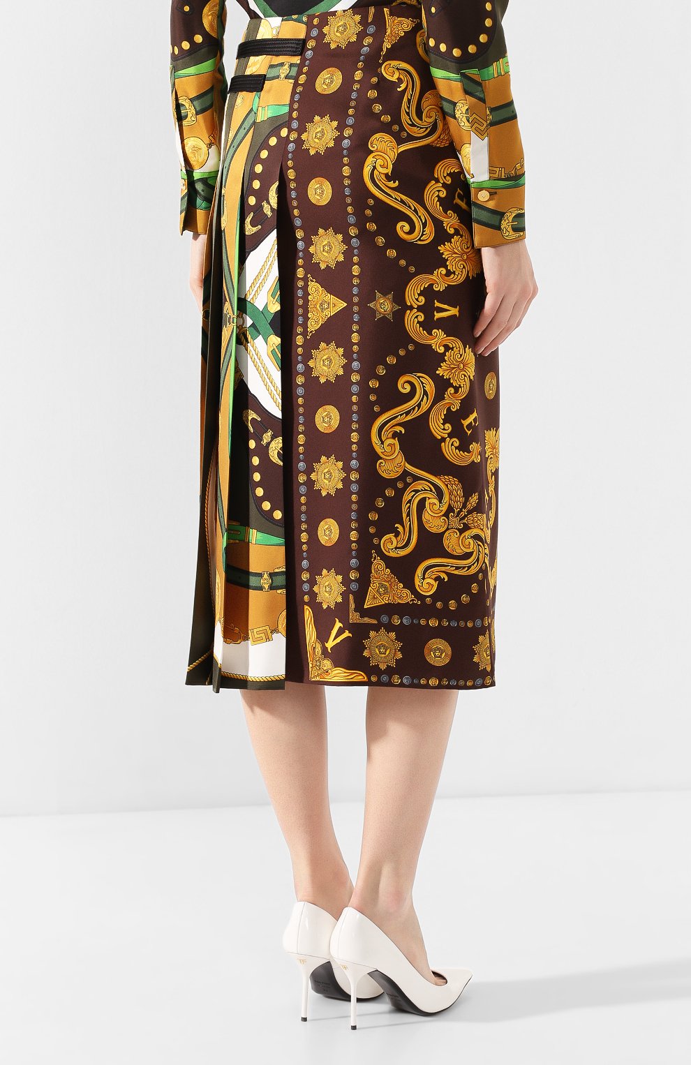 Шелковая юбка VERSACE, арт. A85363/A233263, фото 4