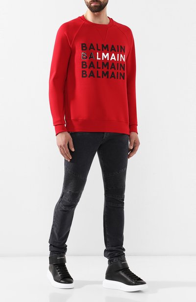 Джинсы BALMAIN черного цвета по цене 95650 руб., арт. SH15623/Z073, фото 2 Джинсы BALMAIN, арт. SH15623/Z073, фото 2