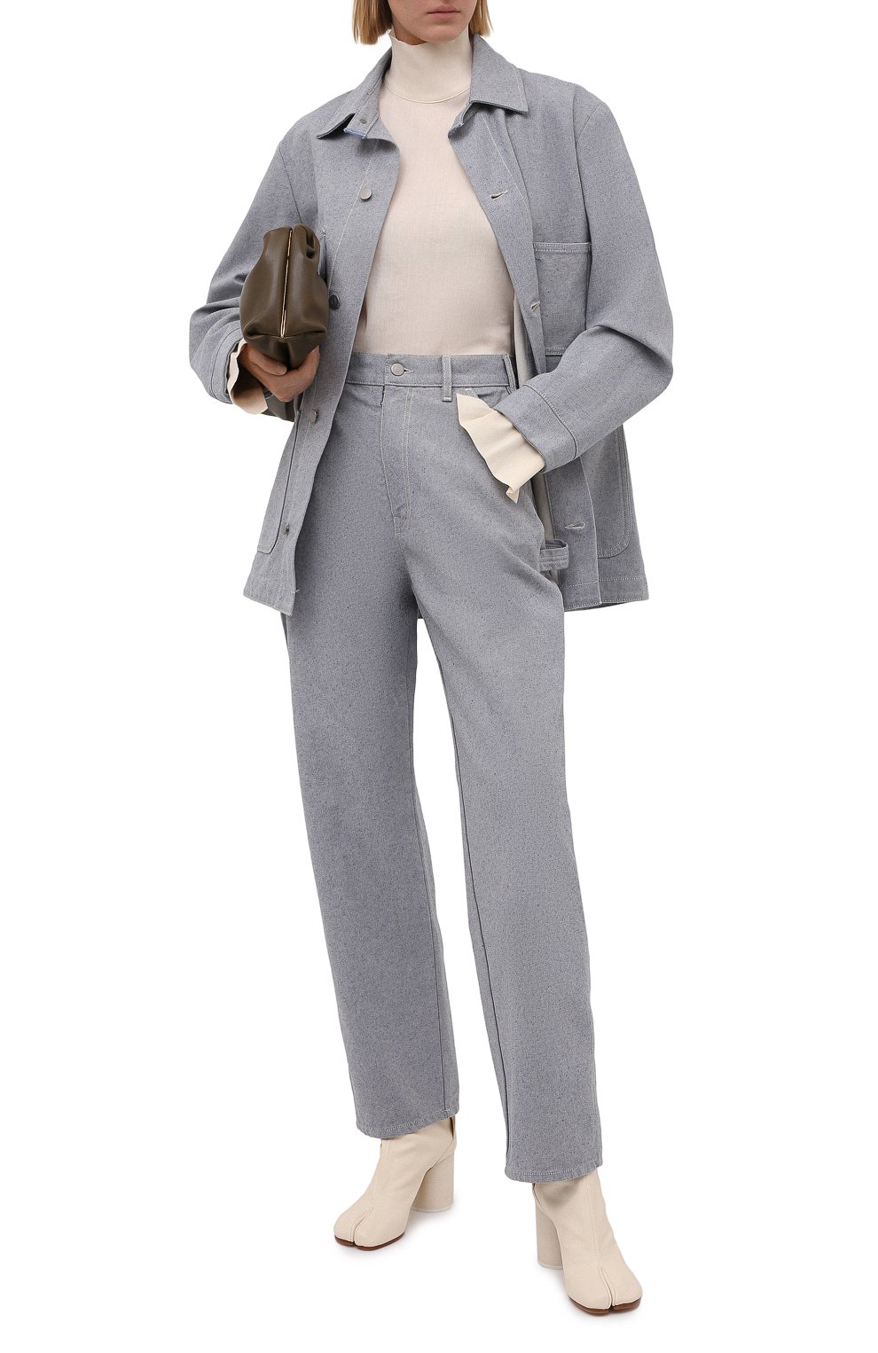 Хлопковая водолазка JIL SANDER, арт. JSWS707302-WS247108, фото 2