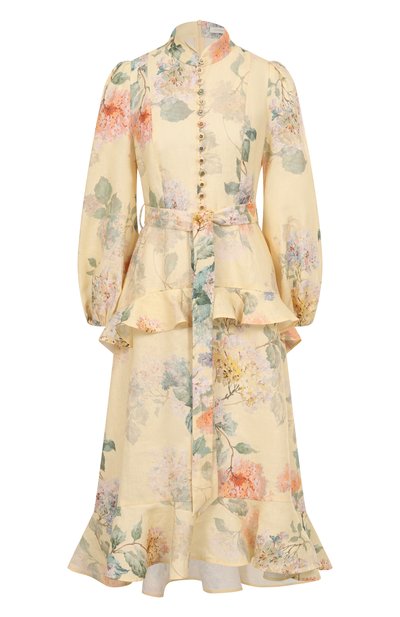 Женское льняное платье ZIMMERMANN, арт. 4276DS251