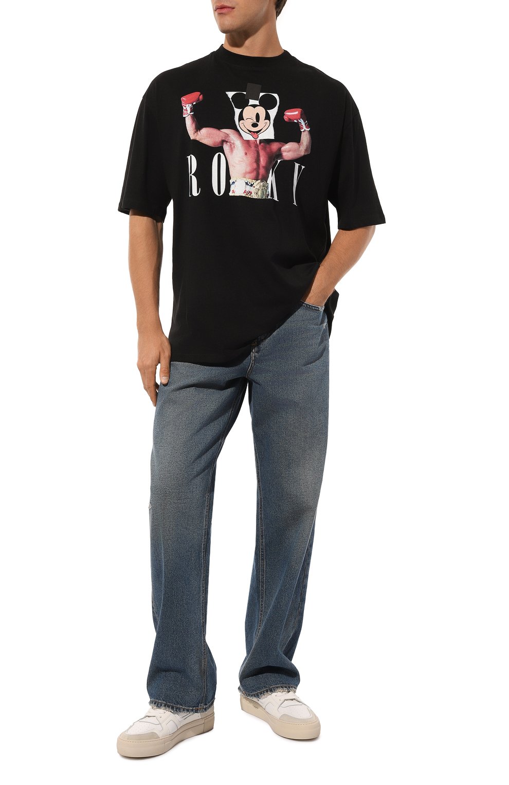 Хлопковая футболка DIEGO VENTURINO, арт. D3W4DVTS0K, фото 2