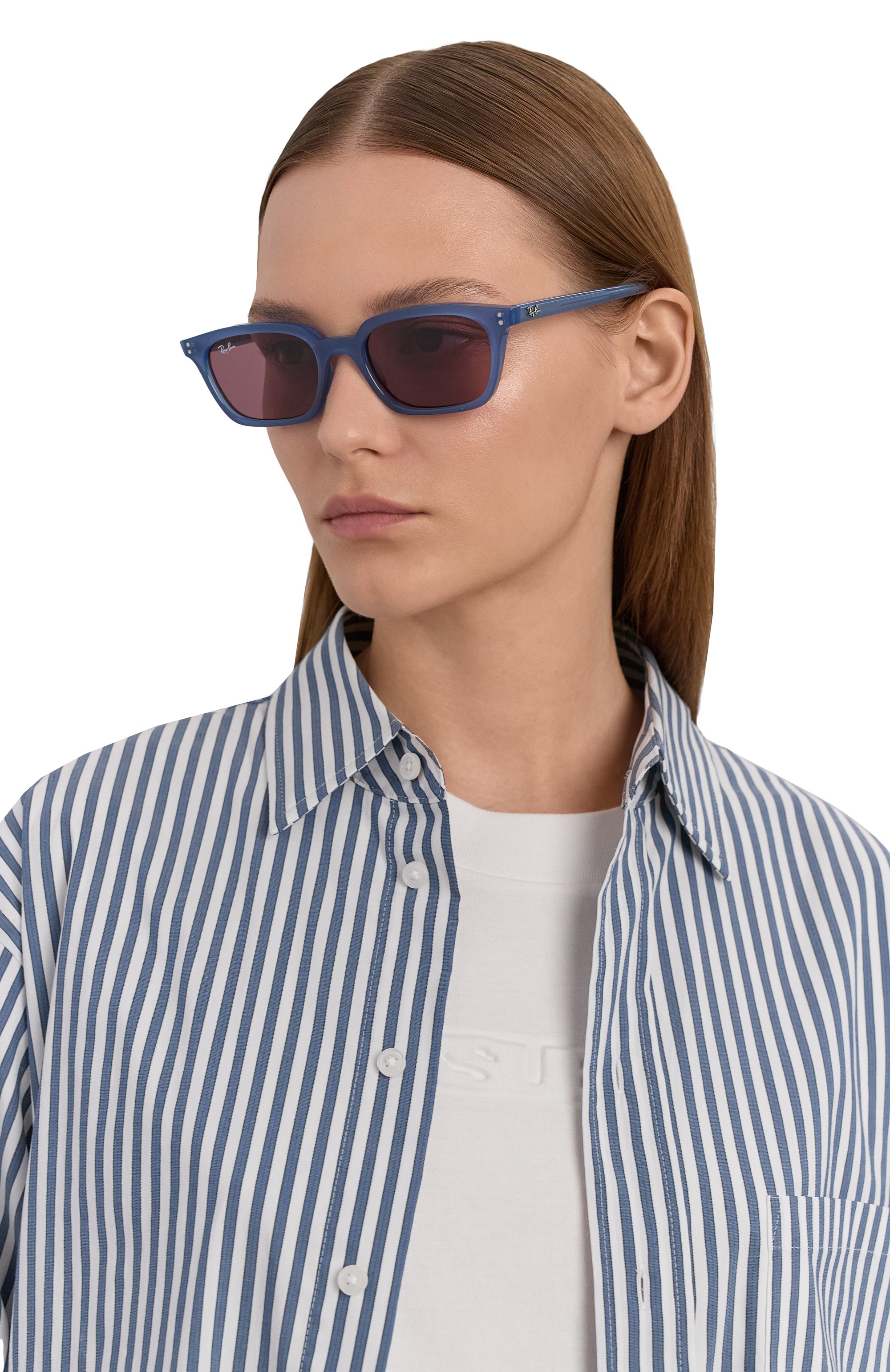 Солнцезащитные очки RAY-BAN розового цвета по цене 17800 руб., арт. 4456-68121A, фото 3 Солнцезащитные очки RAY-BAN, арт. 4456-68121A, фото 3