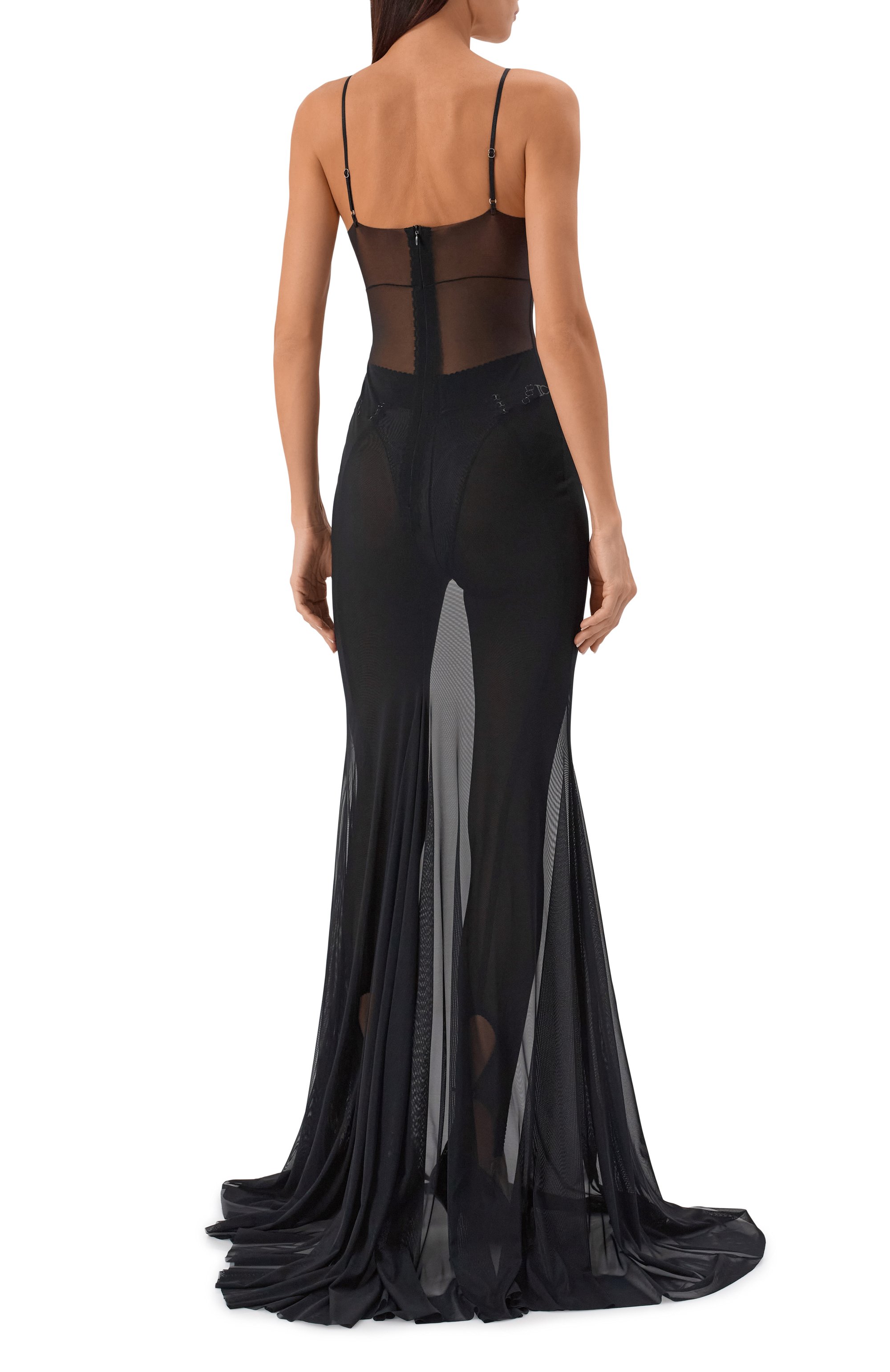 Платье DANIIL ANTSIFEROV черного цвета по цене 70000 руб., арт. DA_1800, фото 4 Платье DANIIL ANTSIFEROV, арт. DA_1800, фото 4