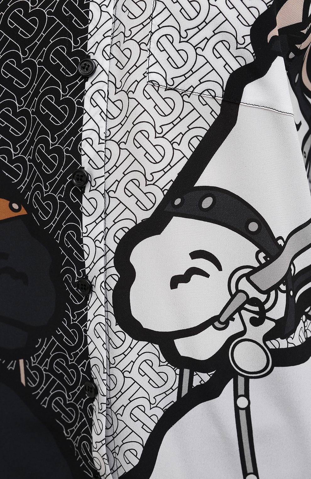 Шелковая рубашка BURBERRY, арт. 8037477, фото 5