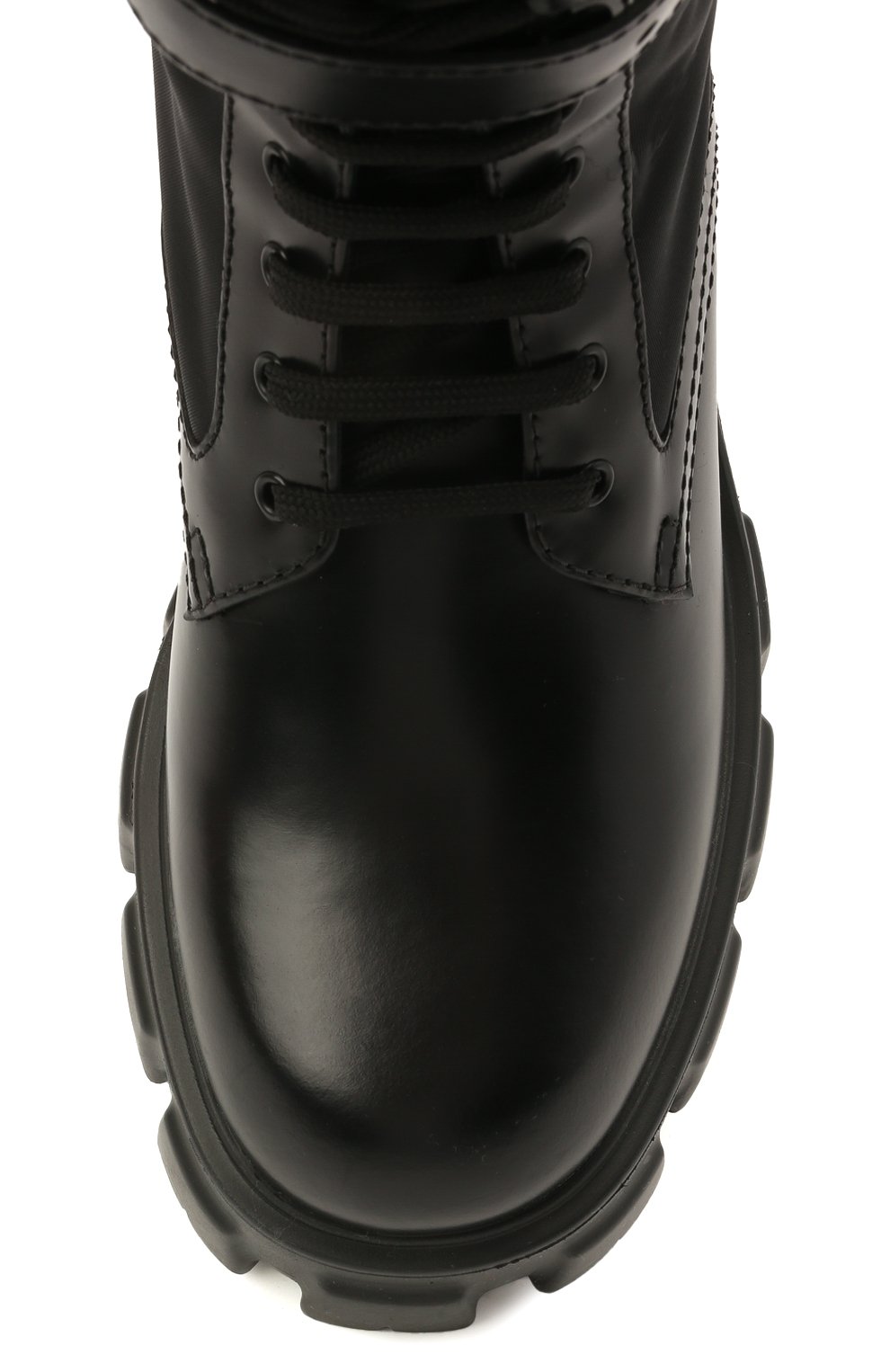 Кожаные ботинки monolith PRADA, арт. 1T255M-3LEK-F0002, фото 4