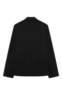 Детский пиджак GIVENCHY черного цвета, арт. H26134/12+/14 | Фото 2 (Рукава: Длинные; Материал внешний: Синтетический материал, Хлопок; Материал сплава: Проставлено; Стили: Классический; Материал подклада: Синтетический материал; Драгоценные камни: Проставлено)