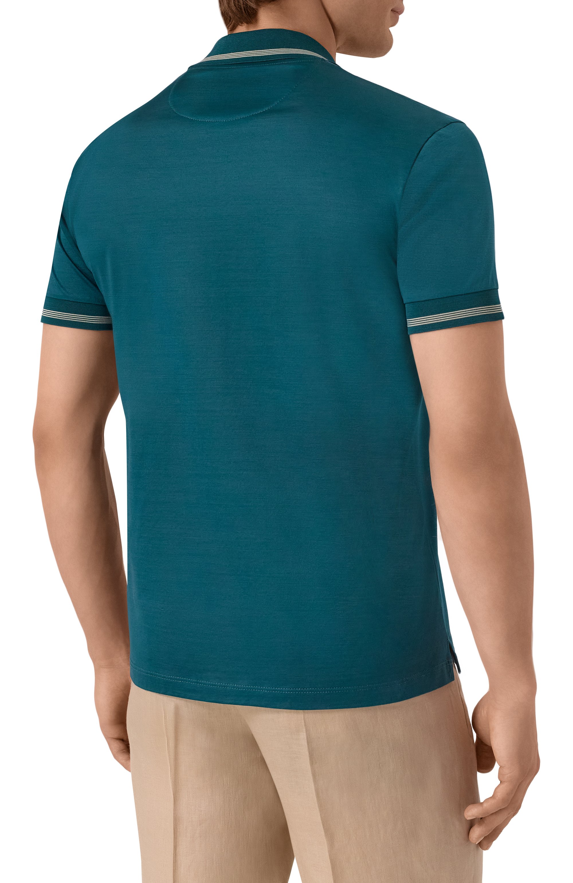 Хлопковое поло DANIELE FIESOLI, арт. SE1203, фото 4