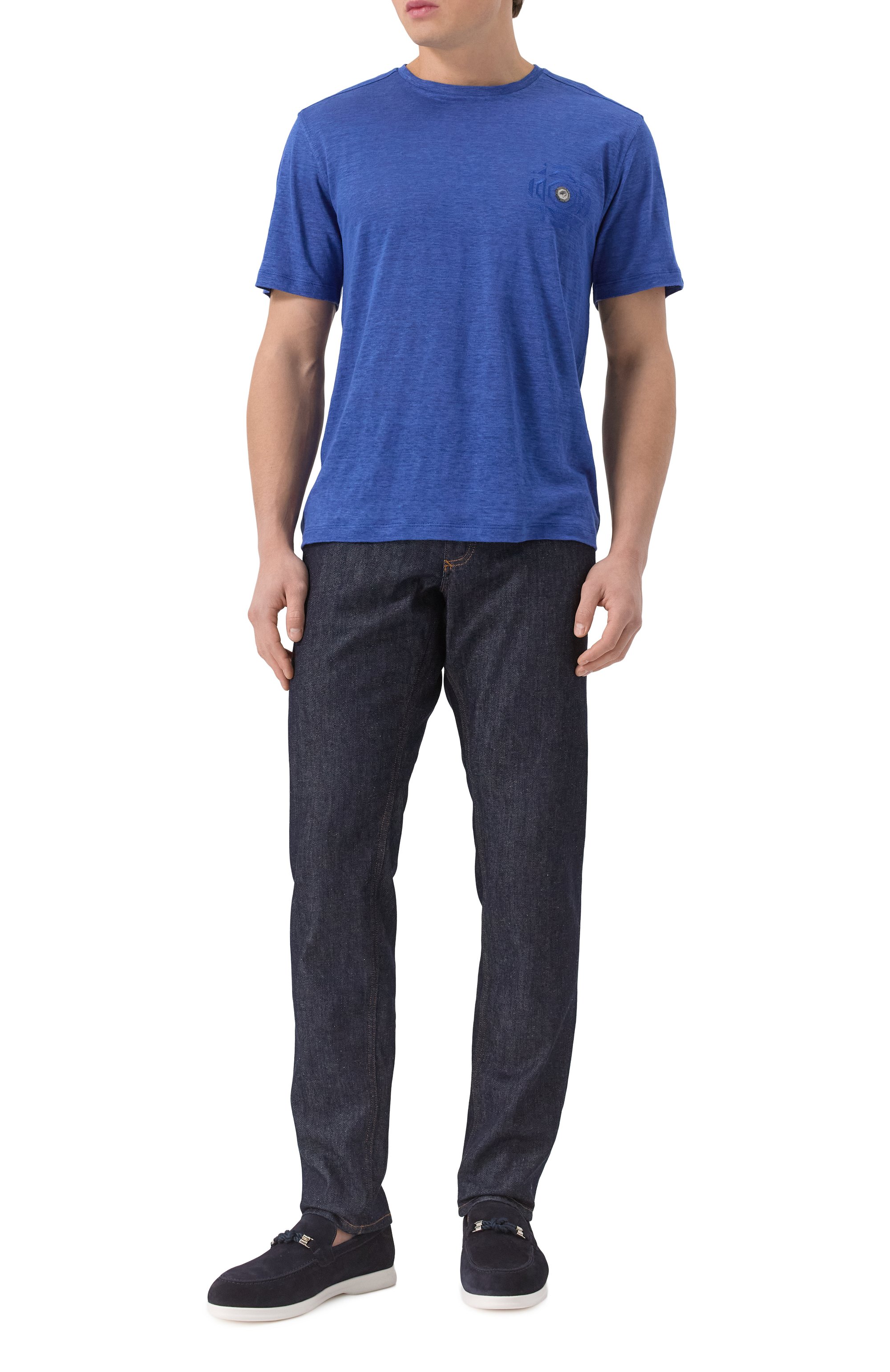 Льняная футболка STEFANO RICCI, арт. MNH5104070/LN, фото 2