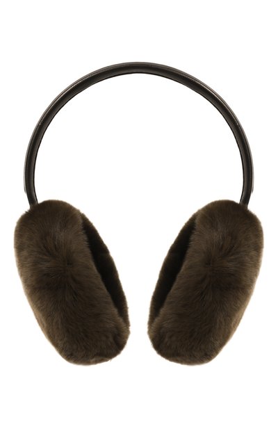 Меховые наушники из кролика YVES SALOMON, арт. 23WAA110XXREXX, фото 1