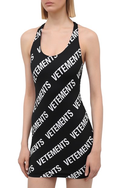 Платье VETEMENTS, арт. WE51DR650W 2605/BLACK/WHITE, фото 3