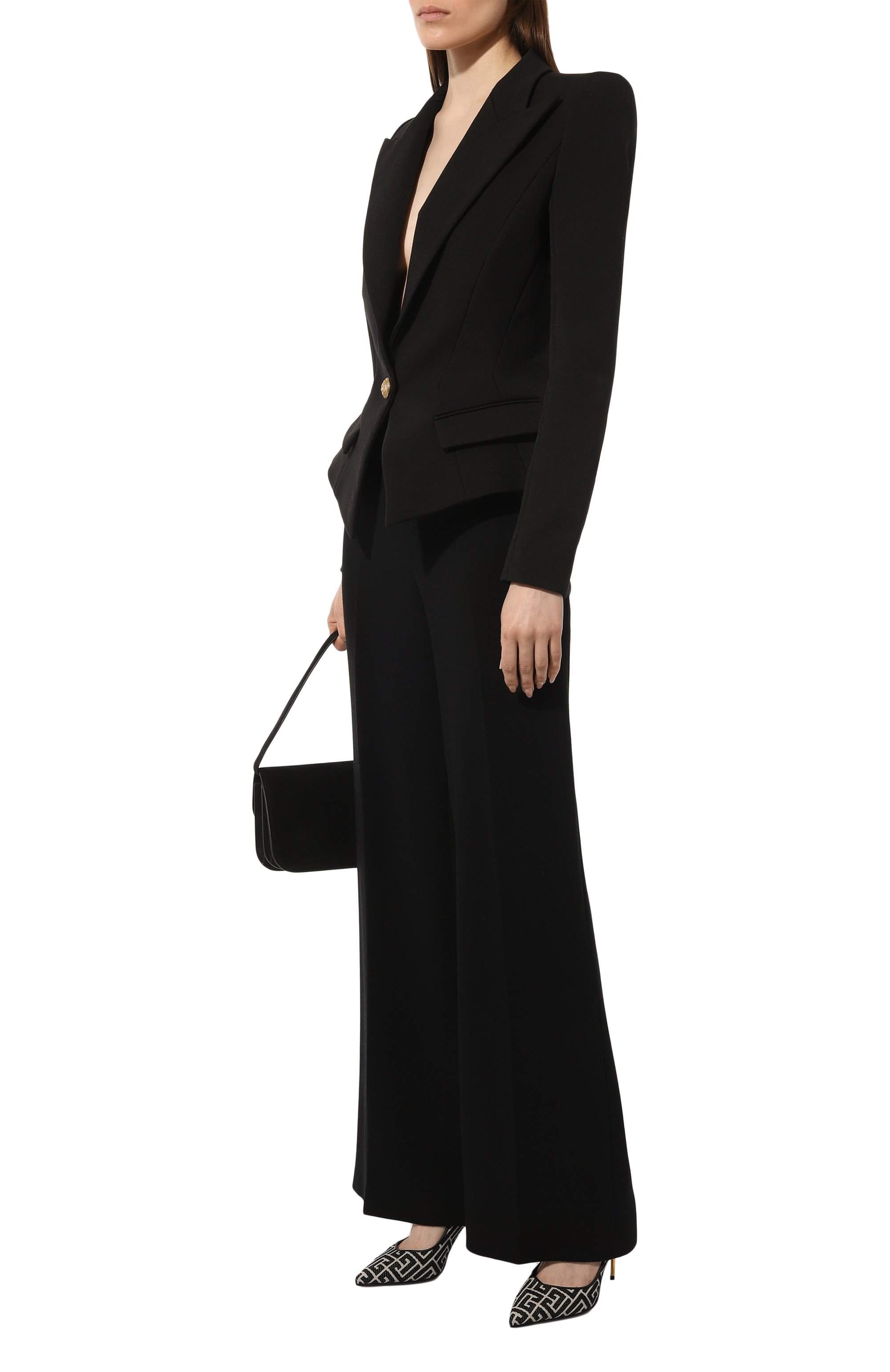 Текстильные туфли ruby BALMAIN, арт. CN1UA517/TJMA, фото 2