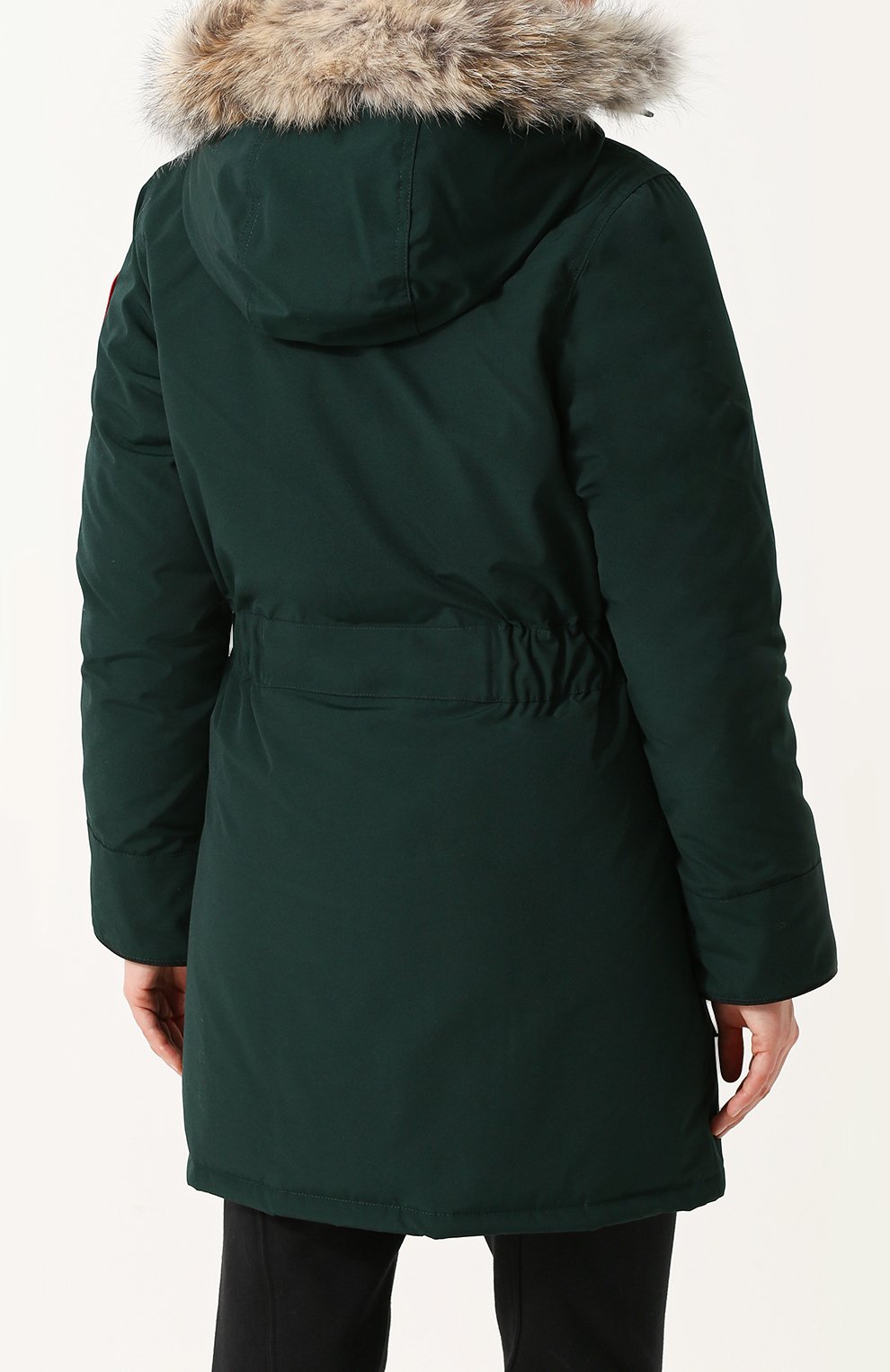 Приталенный пуховик trillium с капюшоном и меховой отделкой CANADA GOOSE, арт. 6550L, фото 4