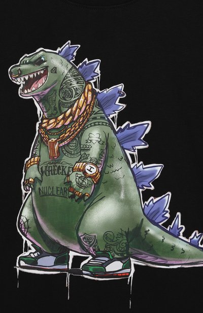 Хлопковая футболка SPRAYGROUND, арт. SPY1368BLK, фото 3