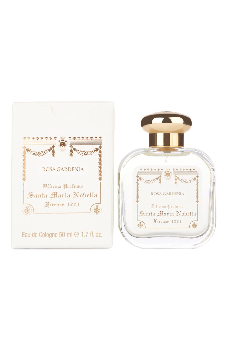 Одеколон rosa gardenia (50ml) SANTA MARIA NOVELLA бесцветного цвета, арт. SMN3118002 | Фото 2 (Нос: Не проставлено; Региональные ограничения белый список (Axapta Mercury): Не проставлено; Тип продукта - парфюмерия: Одеколон; Тип аромата: Цветочный; Ограничения доставки: flammable)