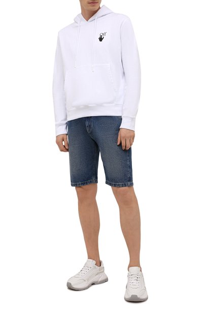 Джинсовые шорты OFF-WHITE, арт. 0MYC005F21DEN001, фото 2