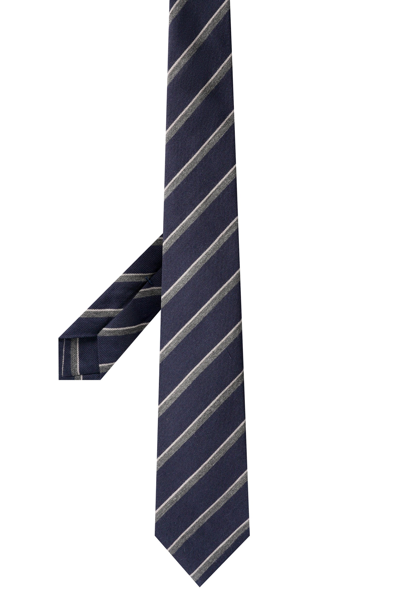 Галстук из шерсти и шелка KITON, арт. UCRVKPC03M28, фото 3