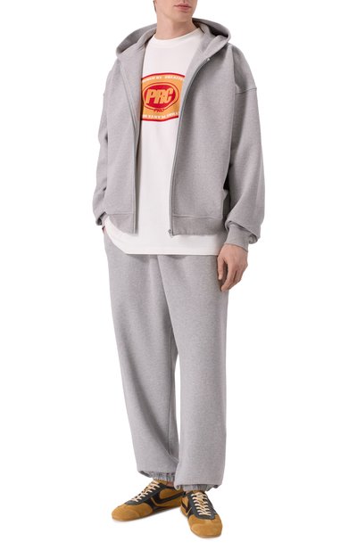 Хлопковая футболка PLANTA ROSA, арт. PR/T01/REDANDORANGE/250VELVET