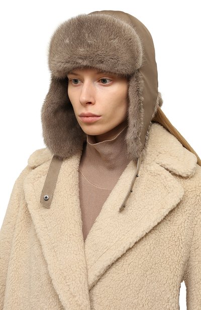 Шапка-ушанка саша из меха норки FURLAND, арт. 0107610010044600050, фото 2