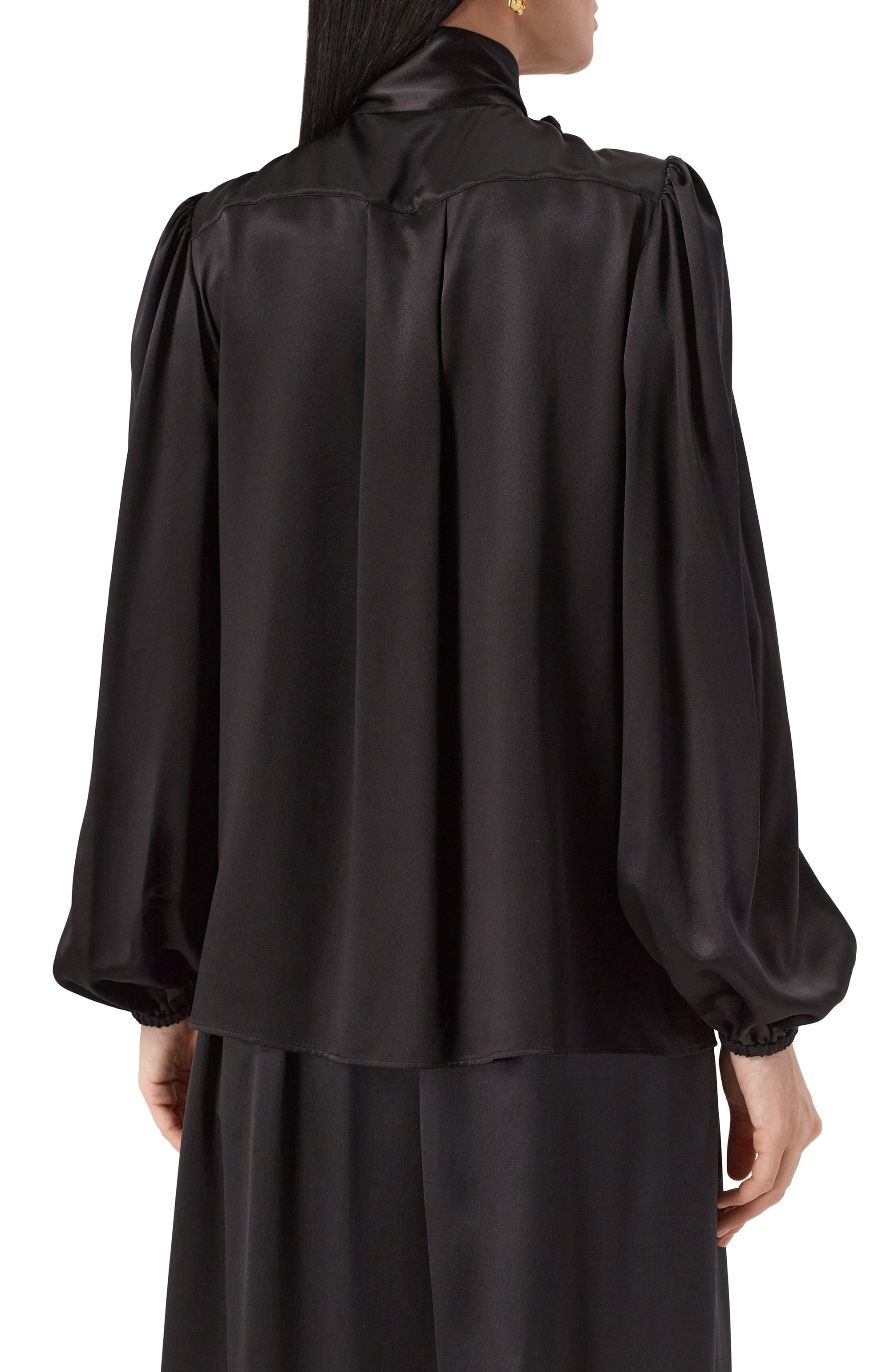 Атласная блузка DOLCE & GABBANA, арт. F5Q44T/FU1AU, фото 4