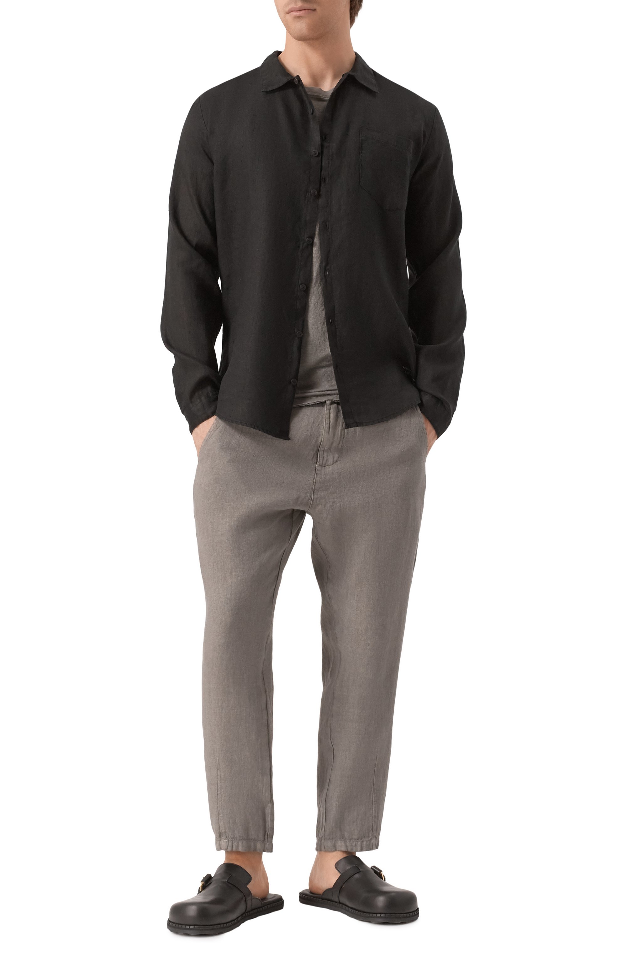 Льняная футболка NEVER ENOUGH, арт. MTH068, фото 2