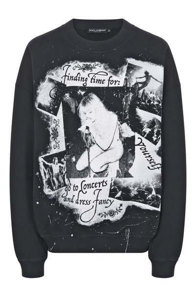 Женский хлопковый свитшот DOLCE & GABBANA, арт. F9T02T/GDDI9