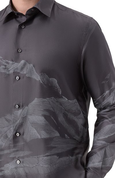 Шелковая рубашка ZILLI, арт. SP0I01M060024908F, фото 5