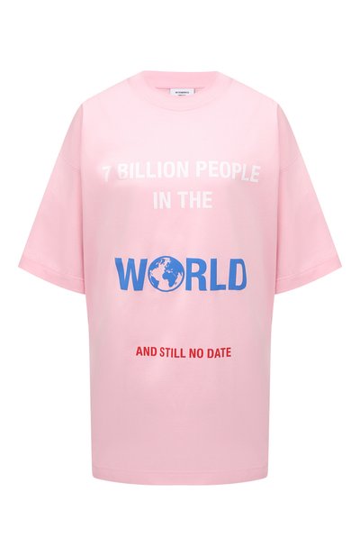 Женская хлопковая футболка VETEMENTS, арт. UE52TR220P 1611/W