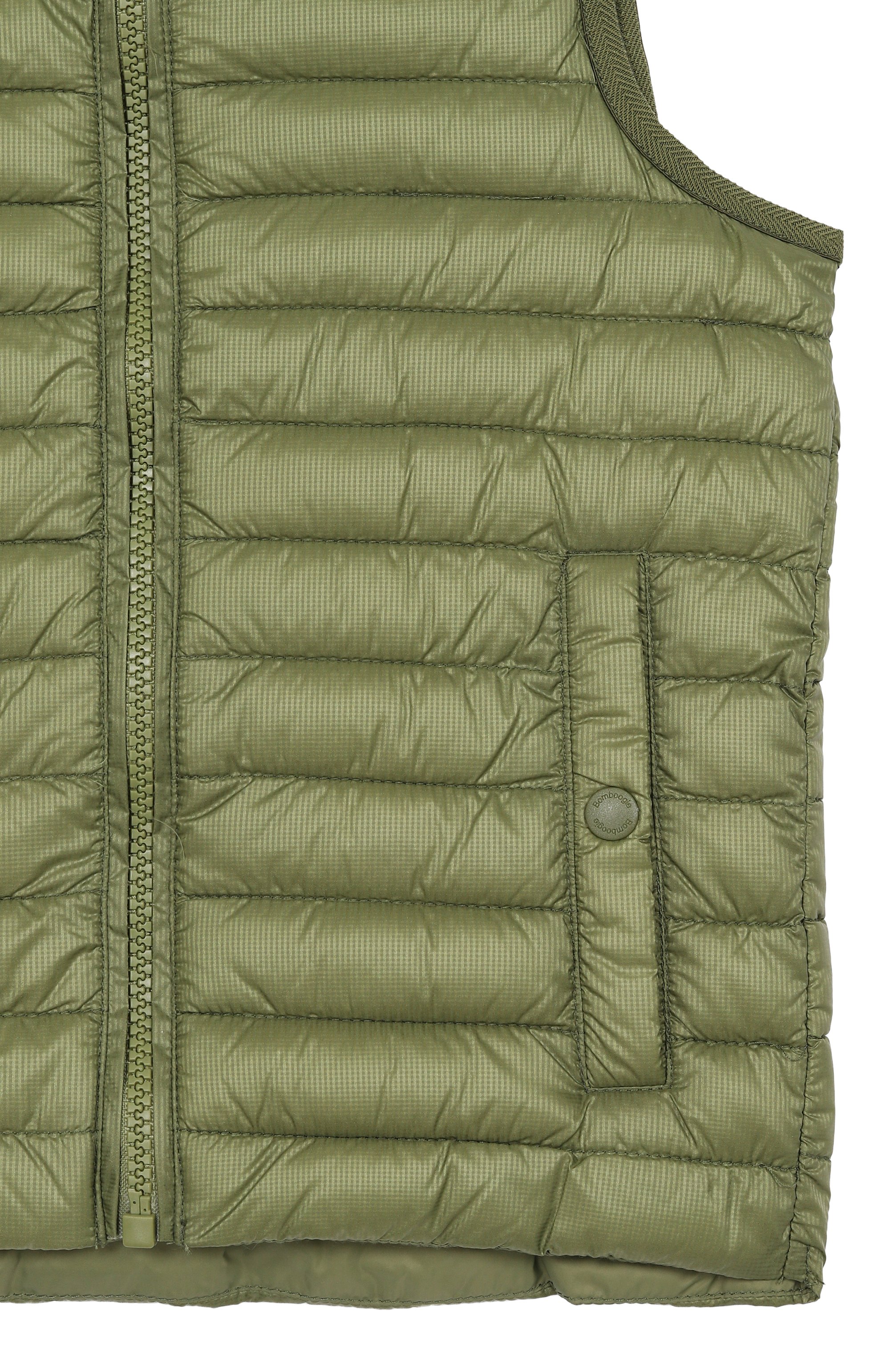 Утепленный жилет BOMBOOGIE хаки цвета по цене 16950 руб., арт. VK 8413 KJ6, фото 3 Утепленный жилет BOMBOOGIE, арт. VK 8413 KJ6, фото 3