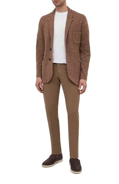 Кожаные лоферы summer walk LORO PIANA, арт. FAI1528, фото 2