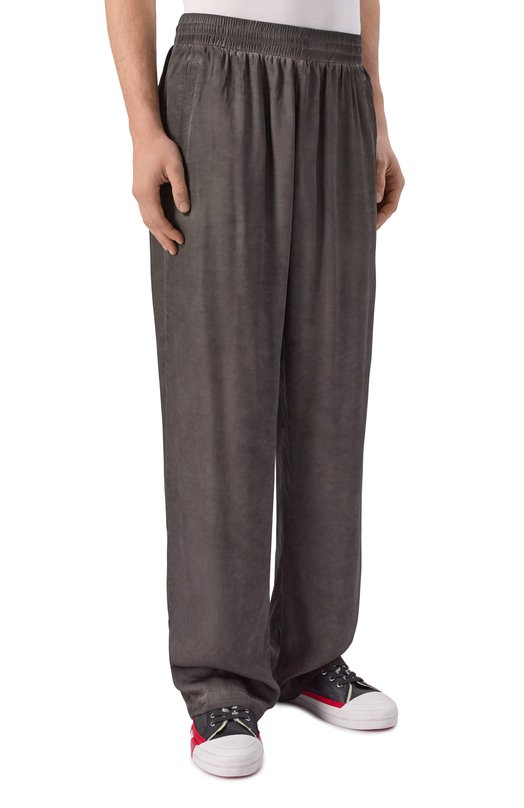 Брюки из вискозы Diesel A20500/0ALBG Серый  A20500/0ALBG Фото 3