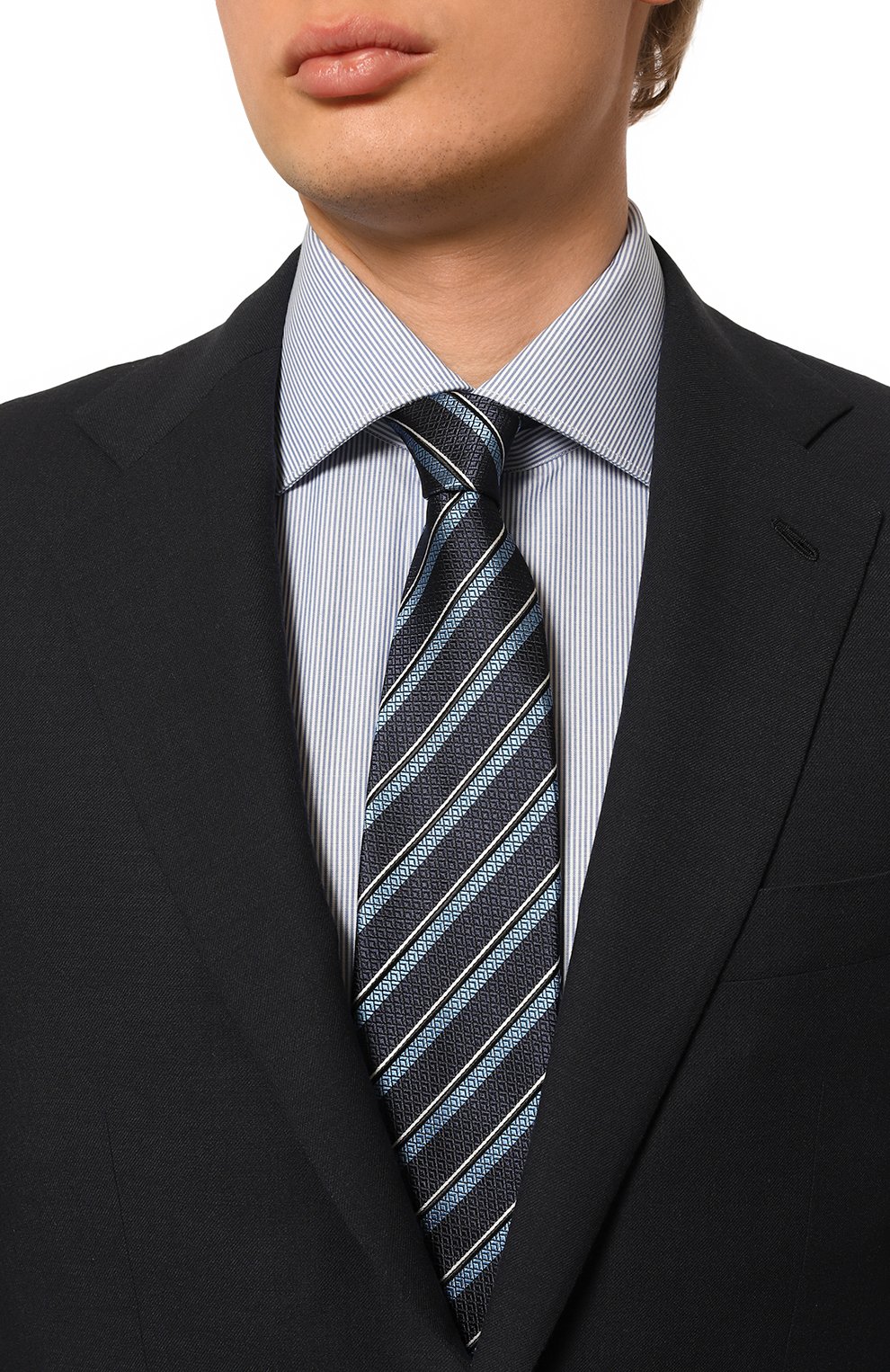 Шелковый галстук ZEGNA, арт. 1P8/Z8W06TA8, фото 2